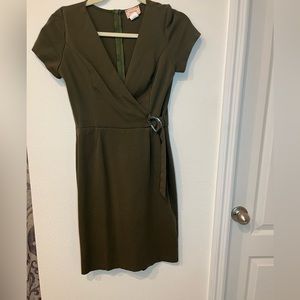 Olive green dress comfy yet stylish